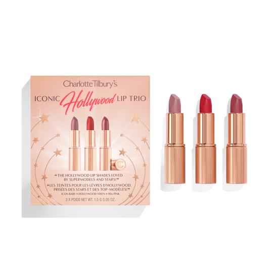 Charlotte Tilbury - Mini Iconic Hollywood Lipstick Trio Set