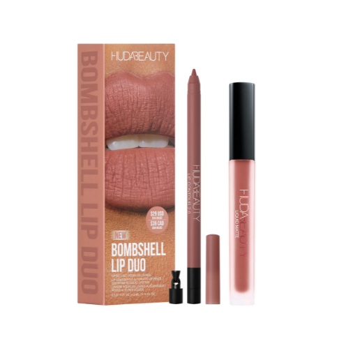 Huda Beauty - Bombshell Lip Liner and Liquid Lipstick Set