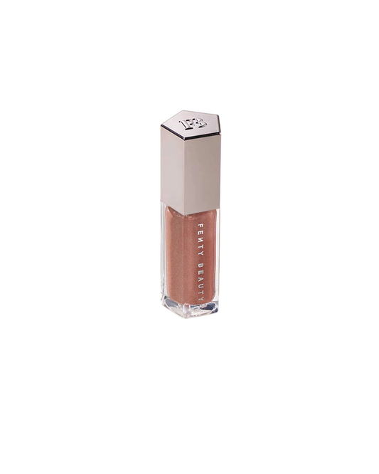 Fenty Beauty Gloss Bomb shade range Fenty Glow Fussy Riri Hot Chocolit

