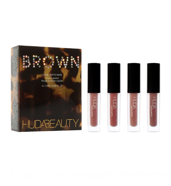 HUDA BEAUTY BROWN OBSESSIONS LIQUID MATTE MINI'S