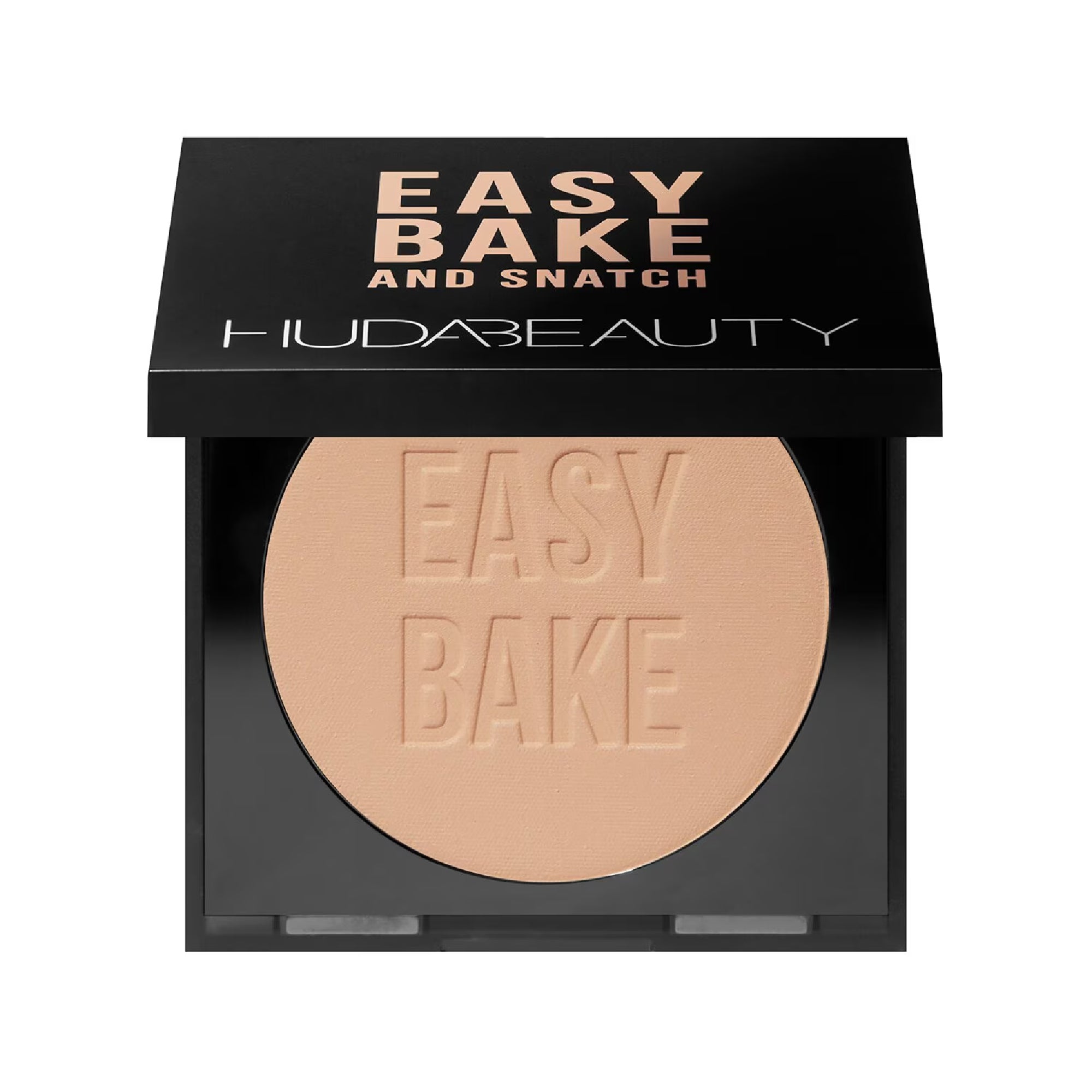 Huda Beauty Easy Bake and Snatch Pressed Powder compact mirror soft focus finish

