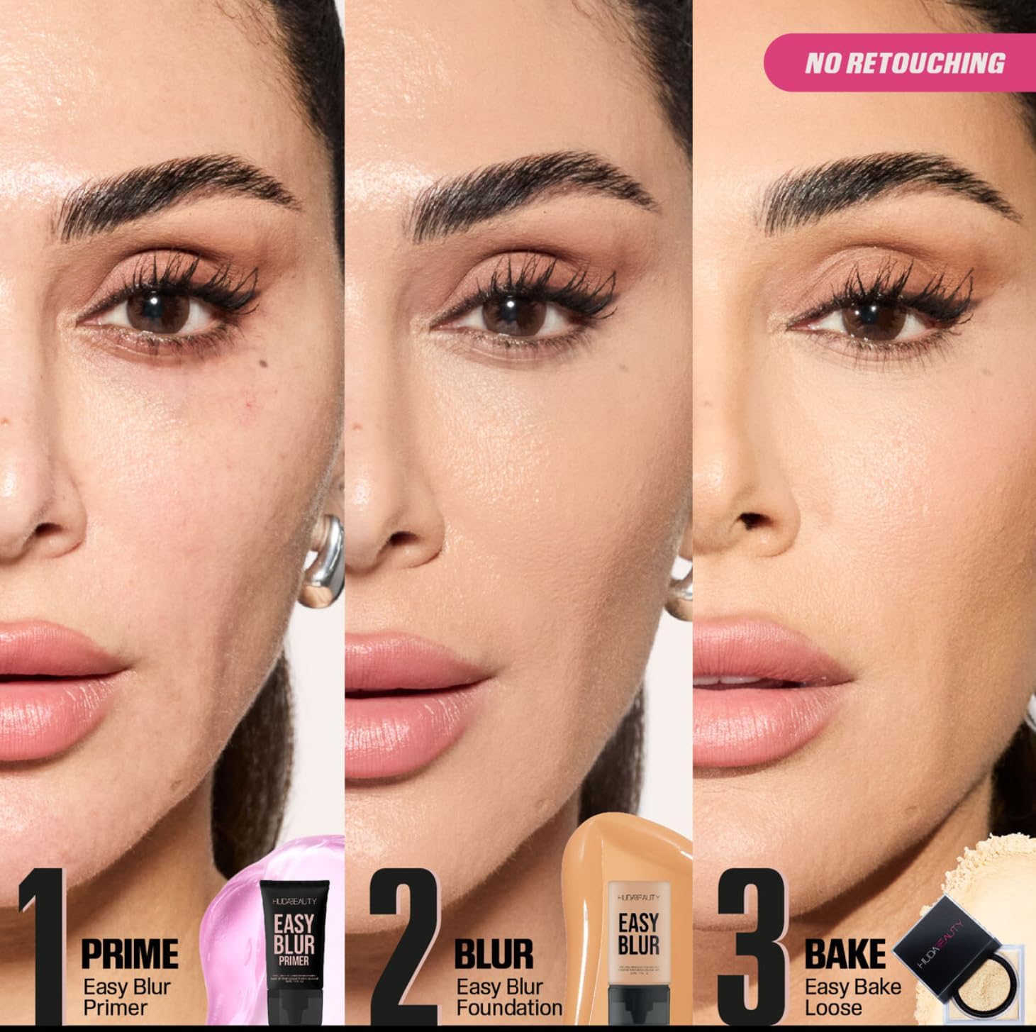 Huda Beauty Glowish Blur Jam Primer jam like texture velvety canvas
