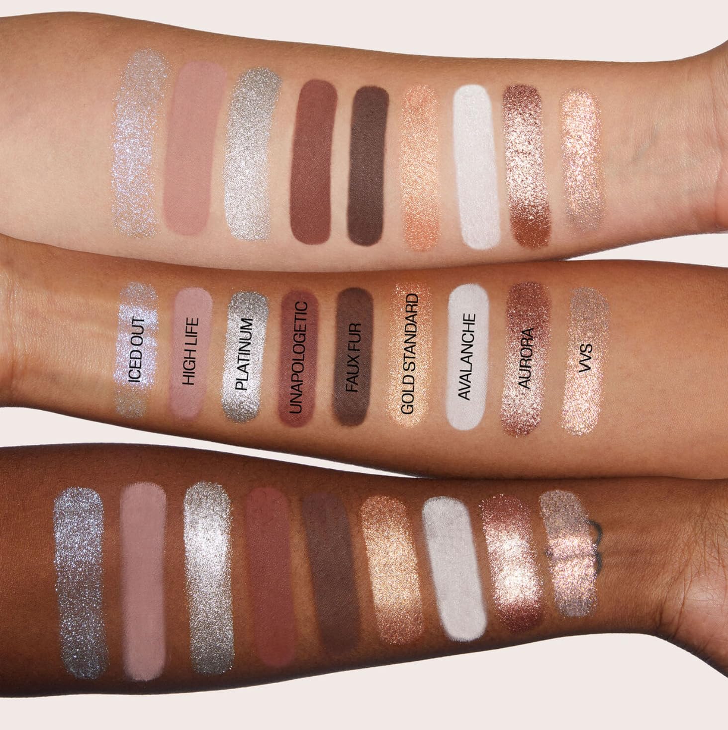 Huda Beauty Limited Edition Icy Nude Palette sleek compact travel friendly packaging


