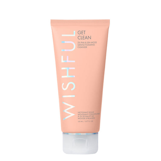 Huda Beauty Wishful Get Clean 2 percent PHA Sea Moss Gentle Foaming Cleanser 150ml Pakistan
