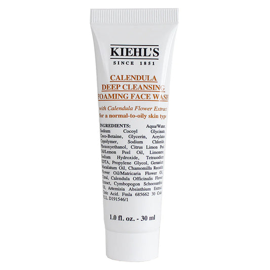 Kiehl's Calendula Deep Cleansing Foaming Face Wash 30ml sulfate free gentle cleanser Pakistan
