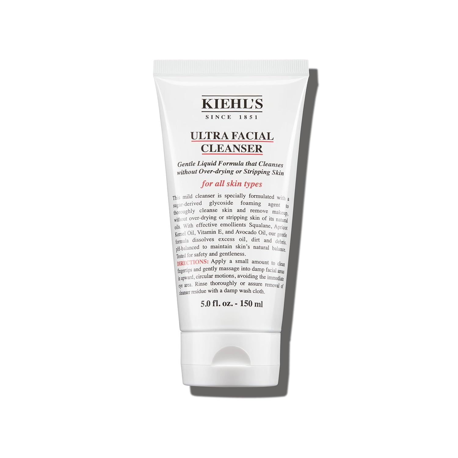 Kiehl's Ultra Facial Cleanser 150ml pH balanced dermatologist tested daily cleanser Pakistan
