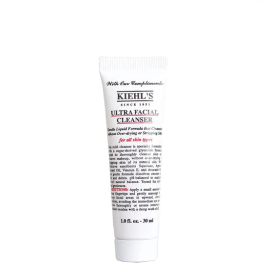 Kiehl's Ultra Facial Cleanser squalane apricot kernel oil avocado oil formula
