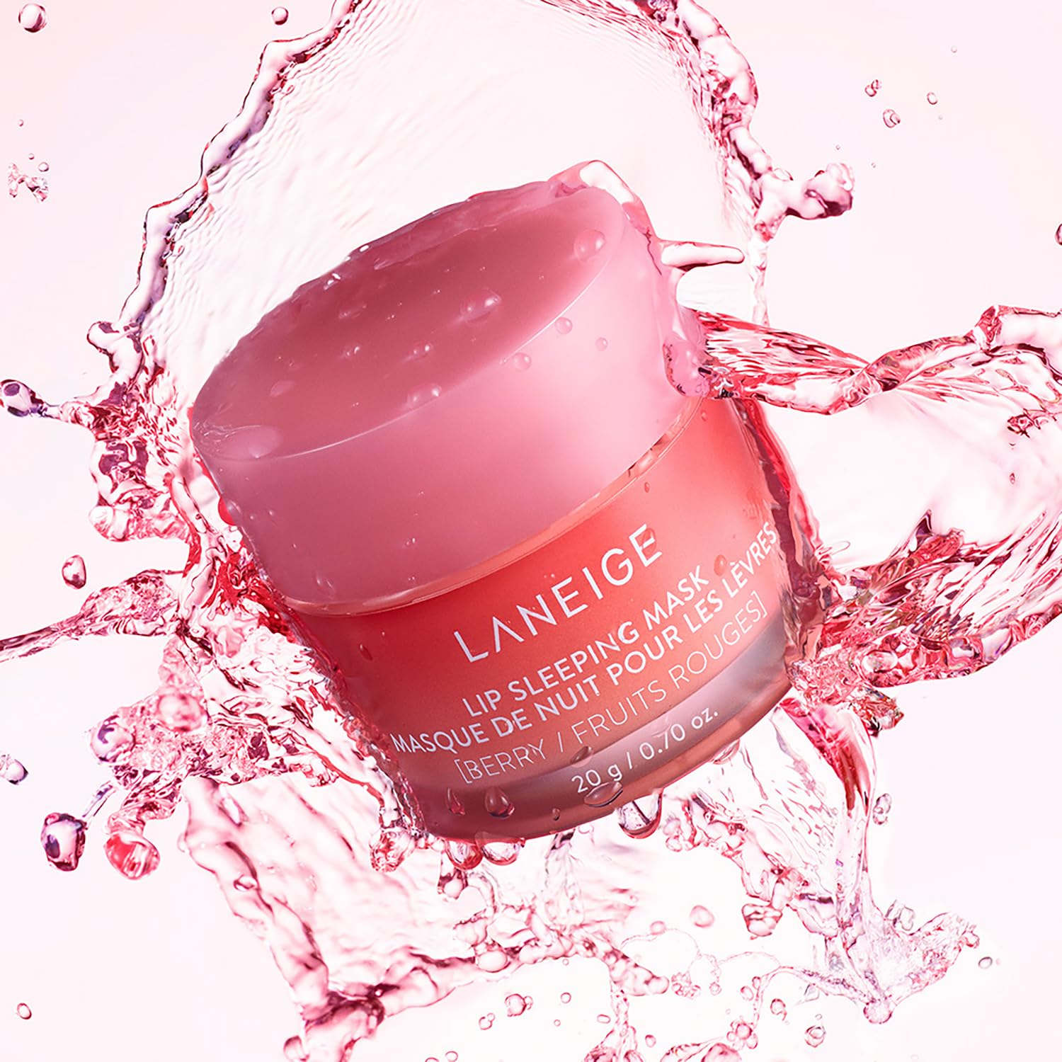 LANEIGE Lip Sleeping Mask Berry Fruit Complex Murumuru Shea Butter formula
