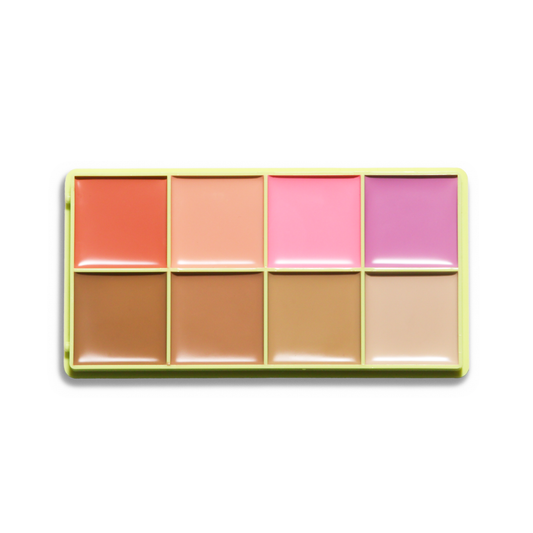Made By Mitchell Curve Case Cream Makeup Palette in Pakistan – 8 shade contour and blush palette