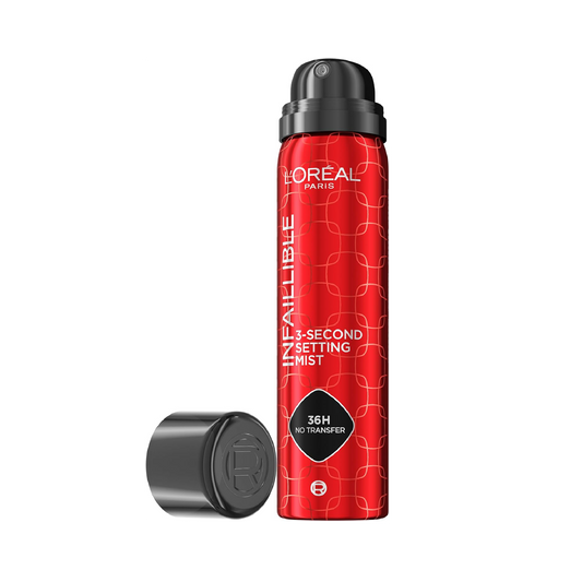 L'Oreal 3-Second Setting Spray 75ml fast drying matte finish setting spray Pakistan
