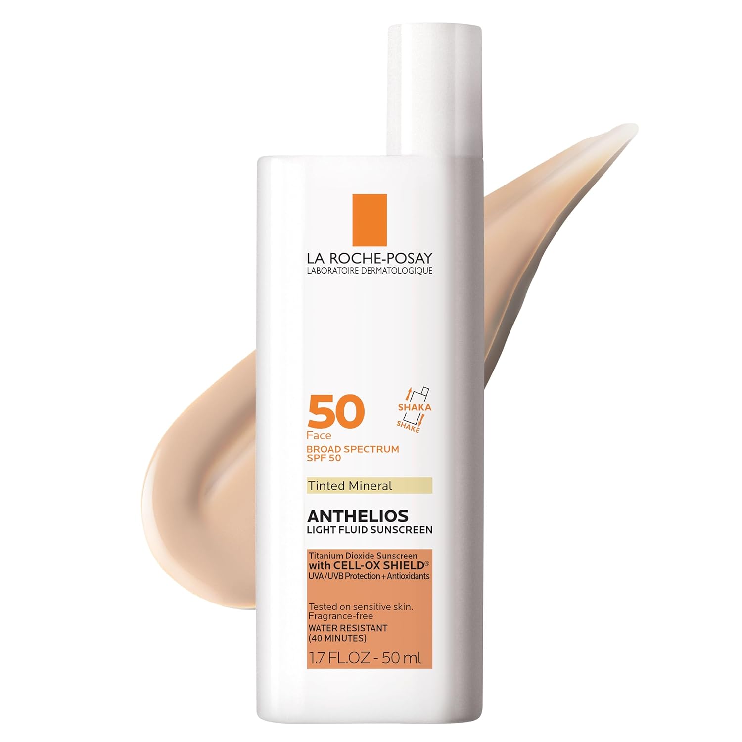 La Roche-Posay Anthelios Invisible Fluid SPF 50+ 50ml bottle front view
