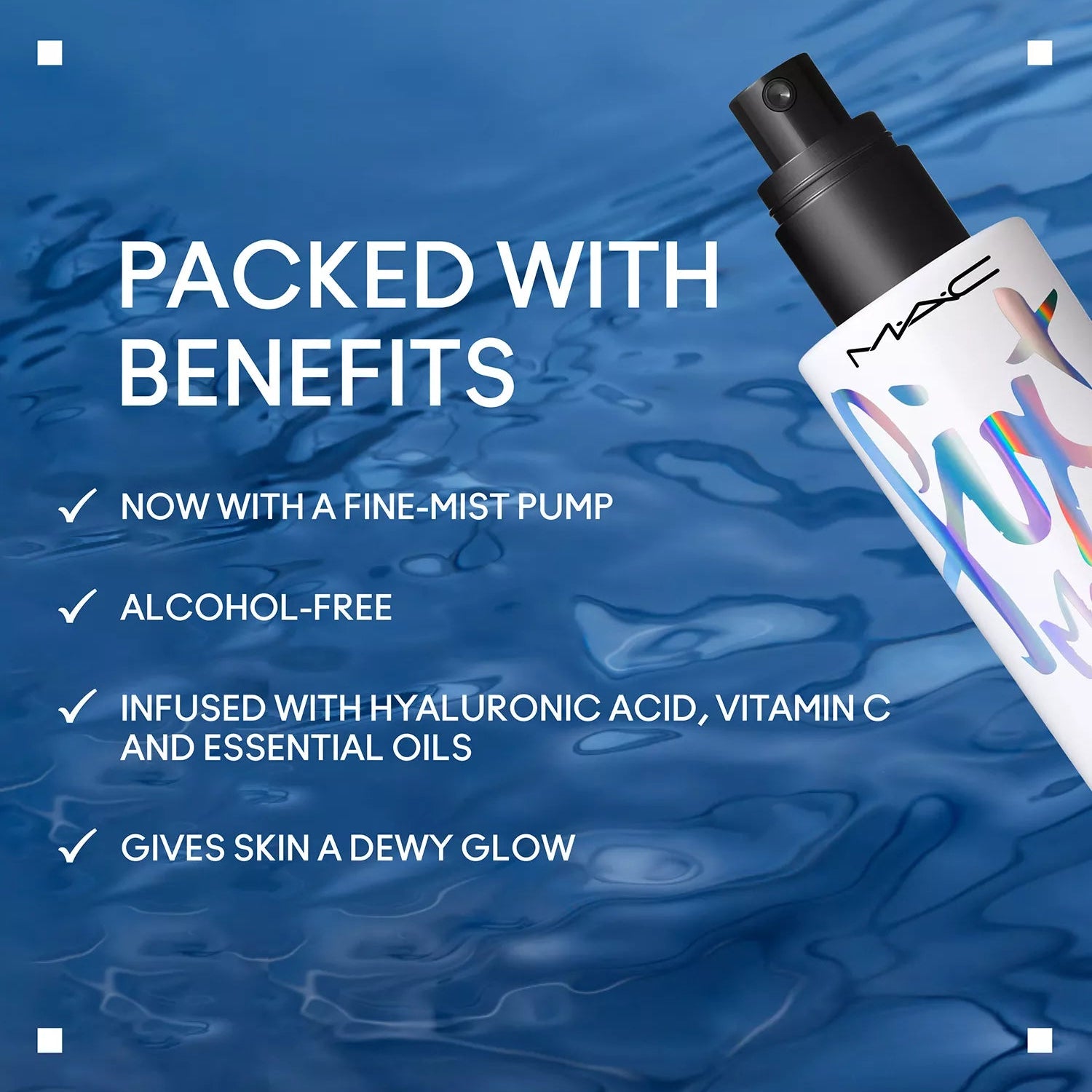 MAC Fix Plus Magic Radiance Setting Spray vitamin C essential oils radiant formula