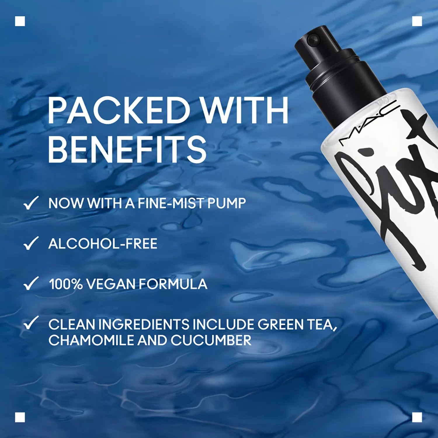 MAC Fix Plus Original Multitasking Spray hydrating refreshing dewy finish texture