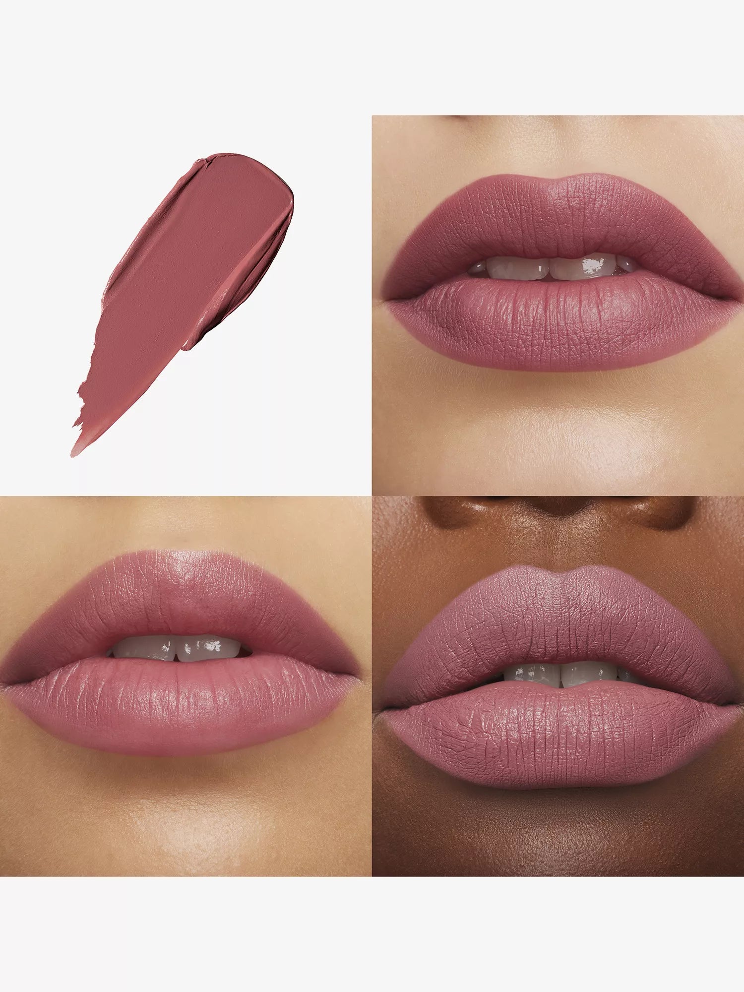 MAC MACximal Silky Matte Lipstick Mull It To The Max shade swatch on lips