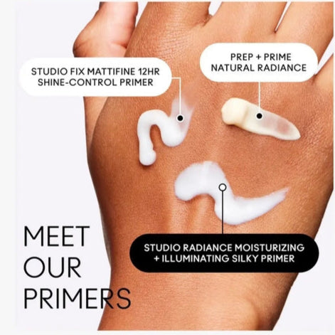 MAC Prep Plus Prime Natural Radiance Primer golden yellow pigment texture swatch
