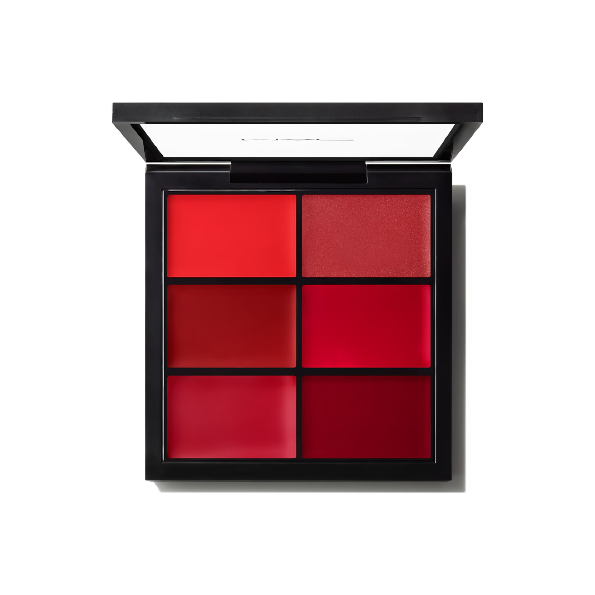 MAC Pro Lip Palette Editorial Reds creamy formula swatches deep sultry fiery reds