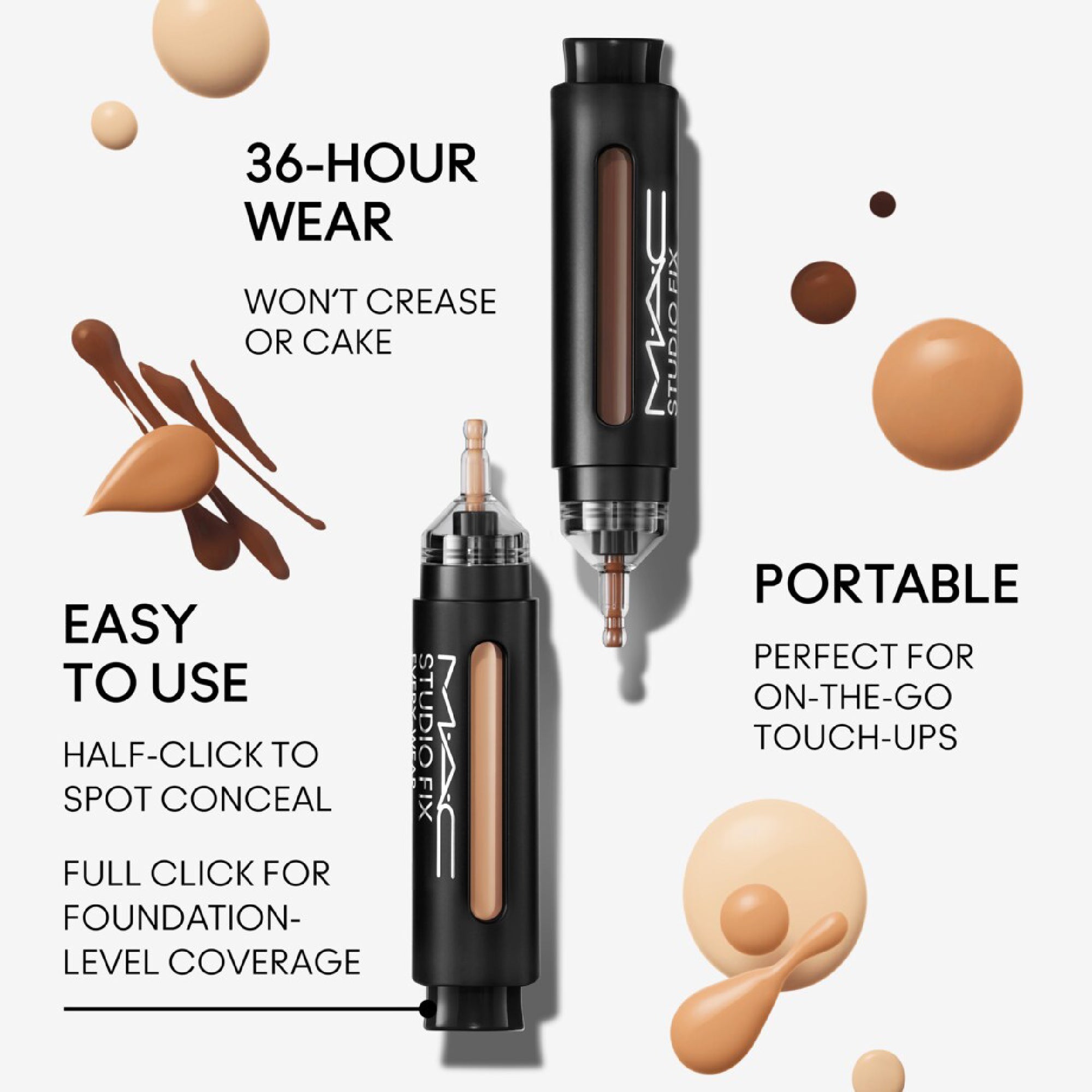 MAC Studio Fix Every-Wear All-Over Face Pen waterproof transfer proof natural matte finish