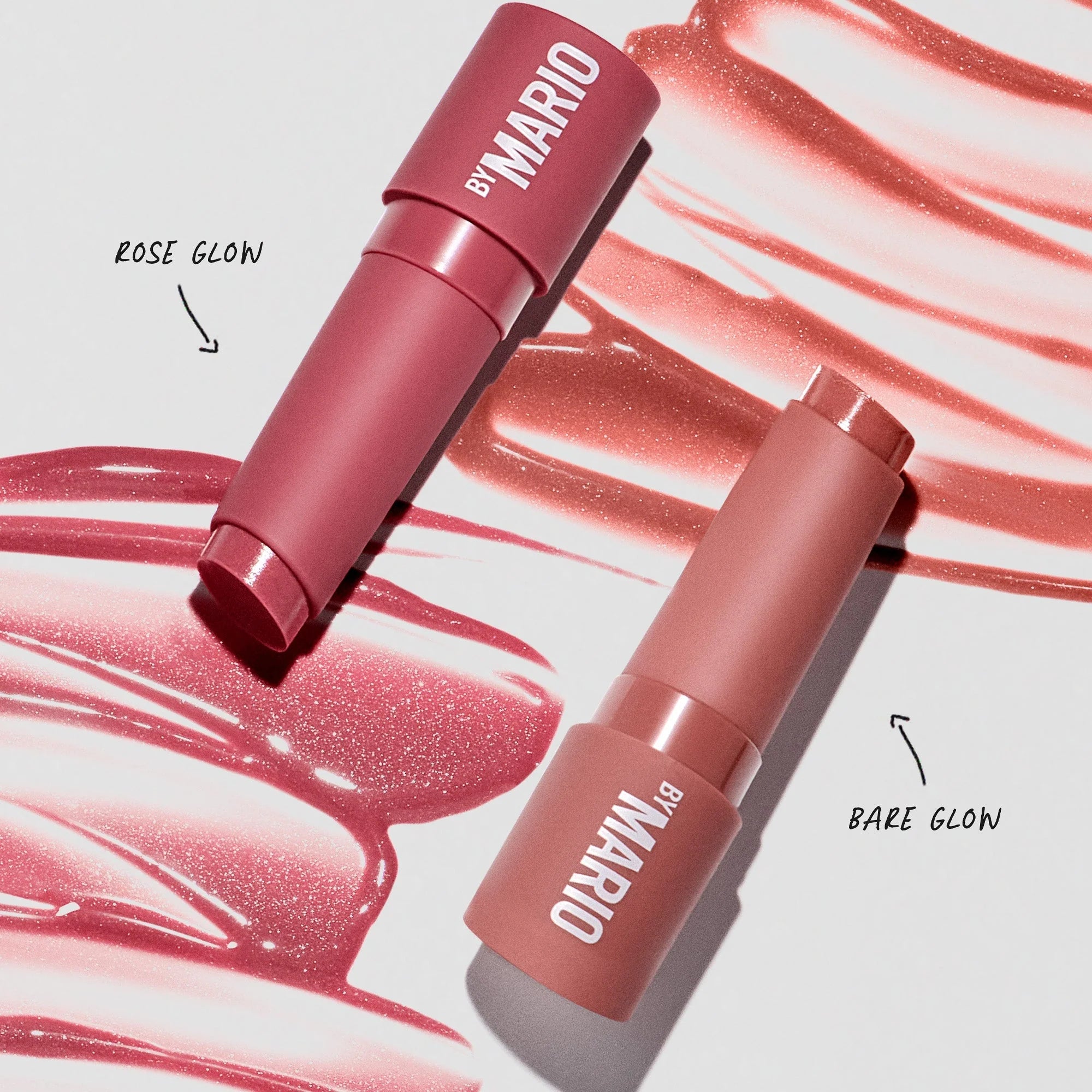 Makeup By Mario MoistureGlow On The Go Mauve Mocha Glow duo high shine lip gloss