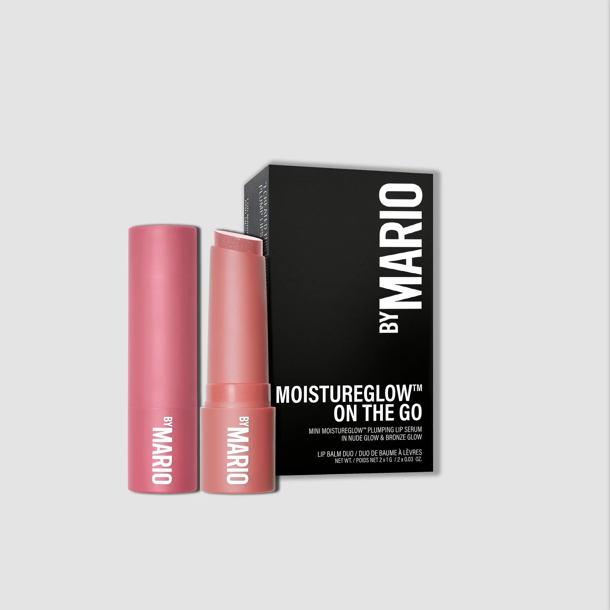 Makeup By Mario MoistureGlow On The Go Nude Bronze Glow duo glossy non sticky formula