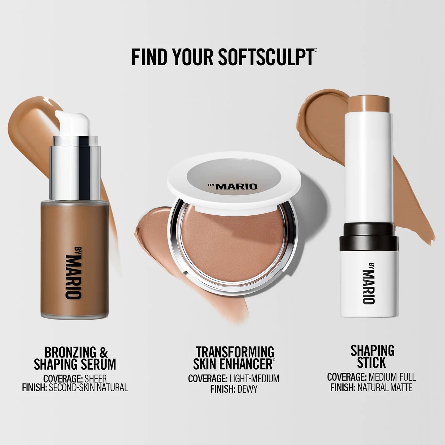 Makeup By Mario SoftSculpt Shaping Stick before and after sculpted defined face look