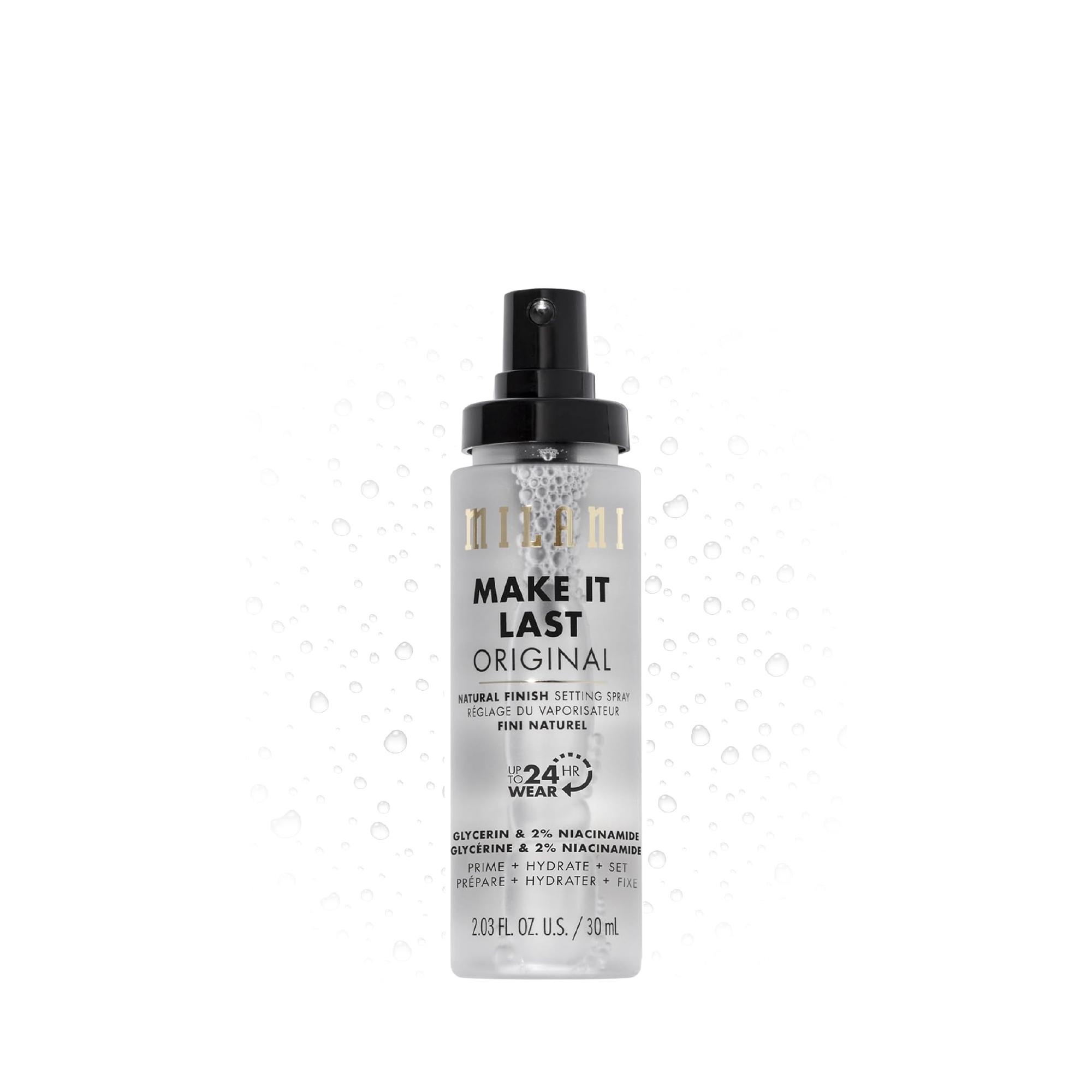 Milani Make It Last Setting Spray lightweight breathable natural radiant finish