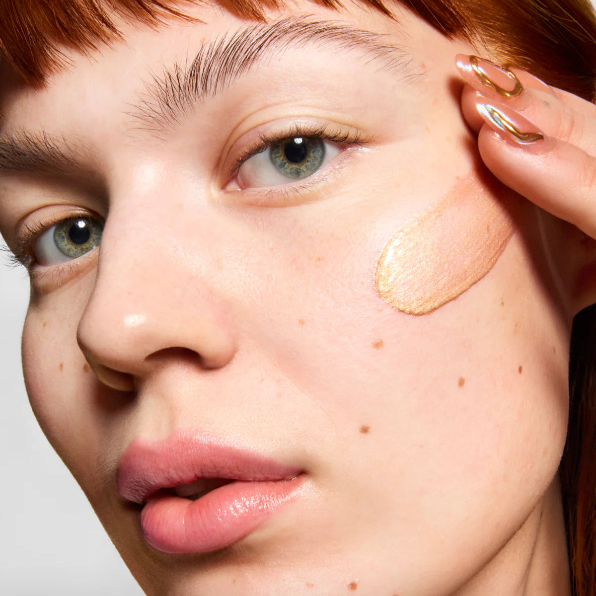 Milk Makeup Hydro Grip Plus Glow Primer before and after radiant glowing makeup base