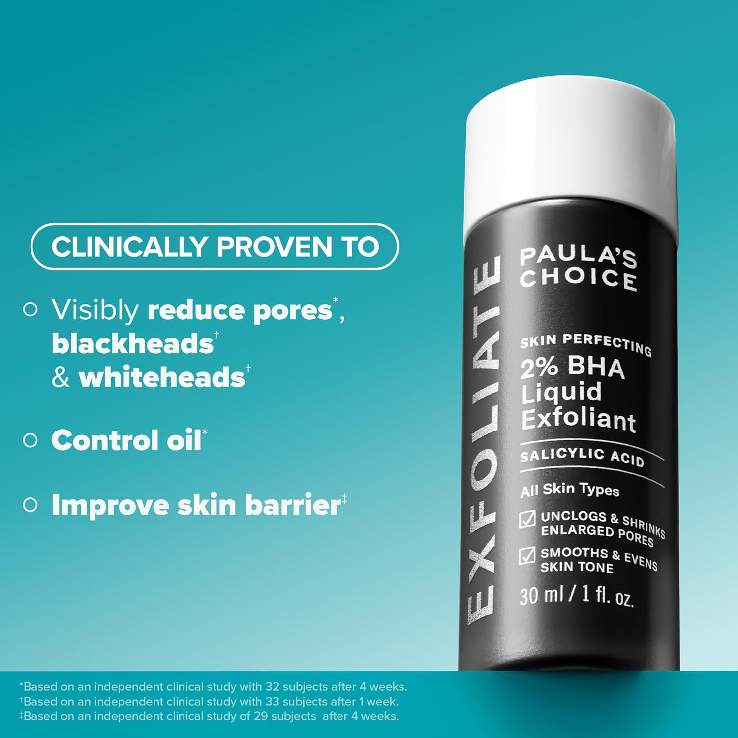 Paula's Choice BHA Liquid Exfoliant leave on salicylic acid formula texture