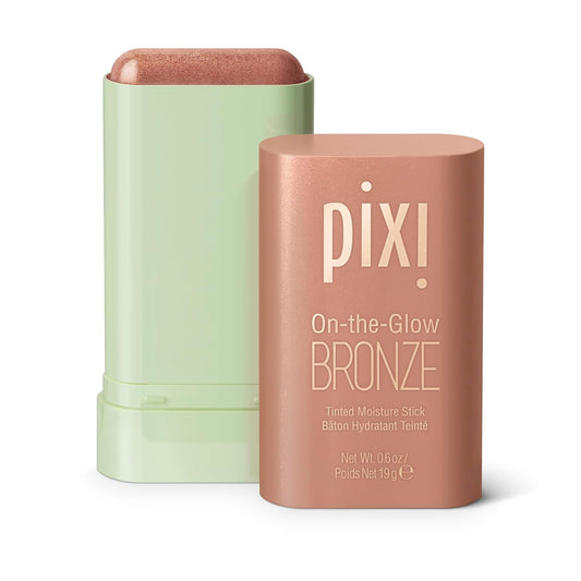 Pixi On-the-Glow Bronze Soft Glow tinted moisture bronzer stick hydrating formula Pakistan