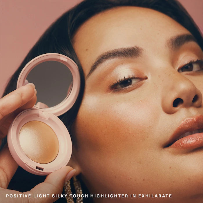 Rare Beauty Positive Light Highlighter vegan cruelty free clean beauty packaging