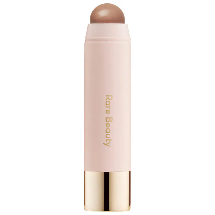 Rare Beauty Warm Wishes Cream Bronzer Stick Happy Sol shade second skin finish swatch