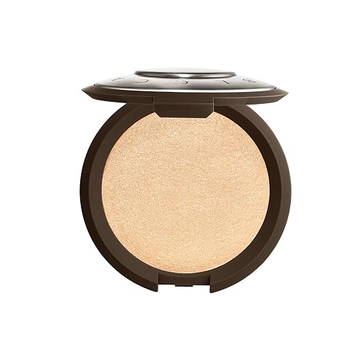 Smashbox x BECCA Shimmering Highlighter Moonstone shade pressed powder compact