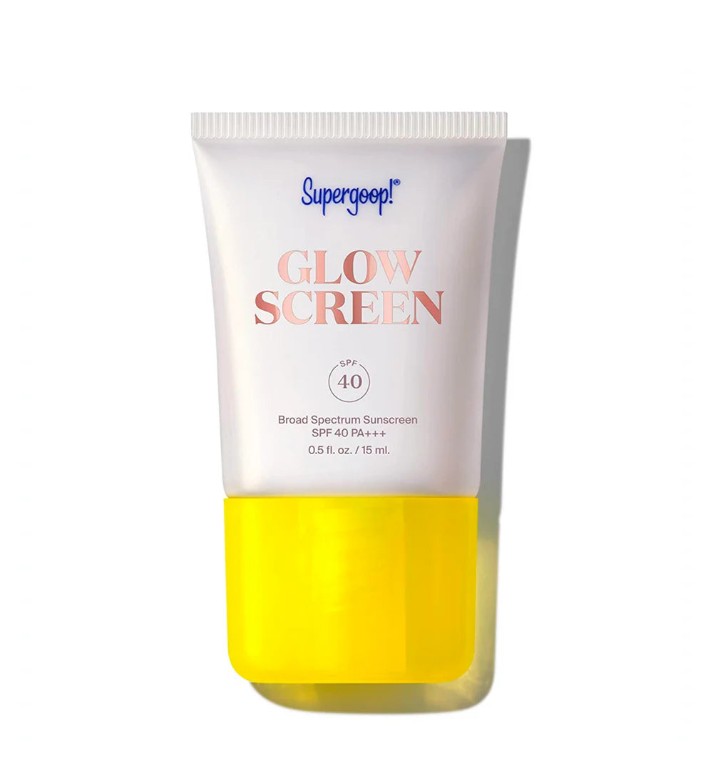 Supergoop Glowscreen SPF 40 Sunrise 15ml dewy glow sunscreen primer hyaluronic acid Pakistan