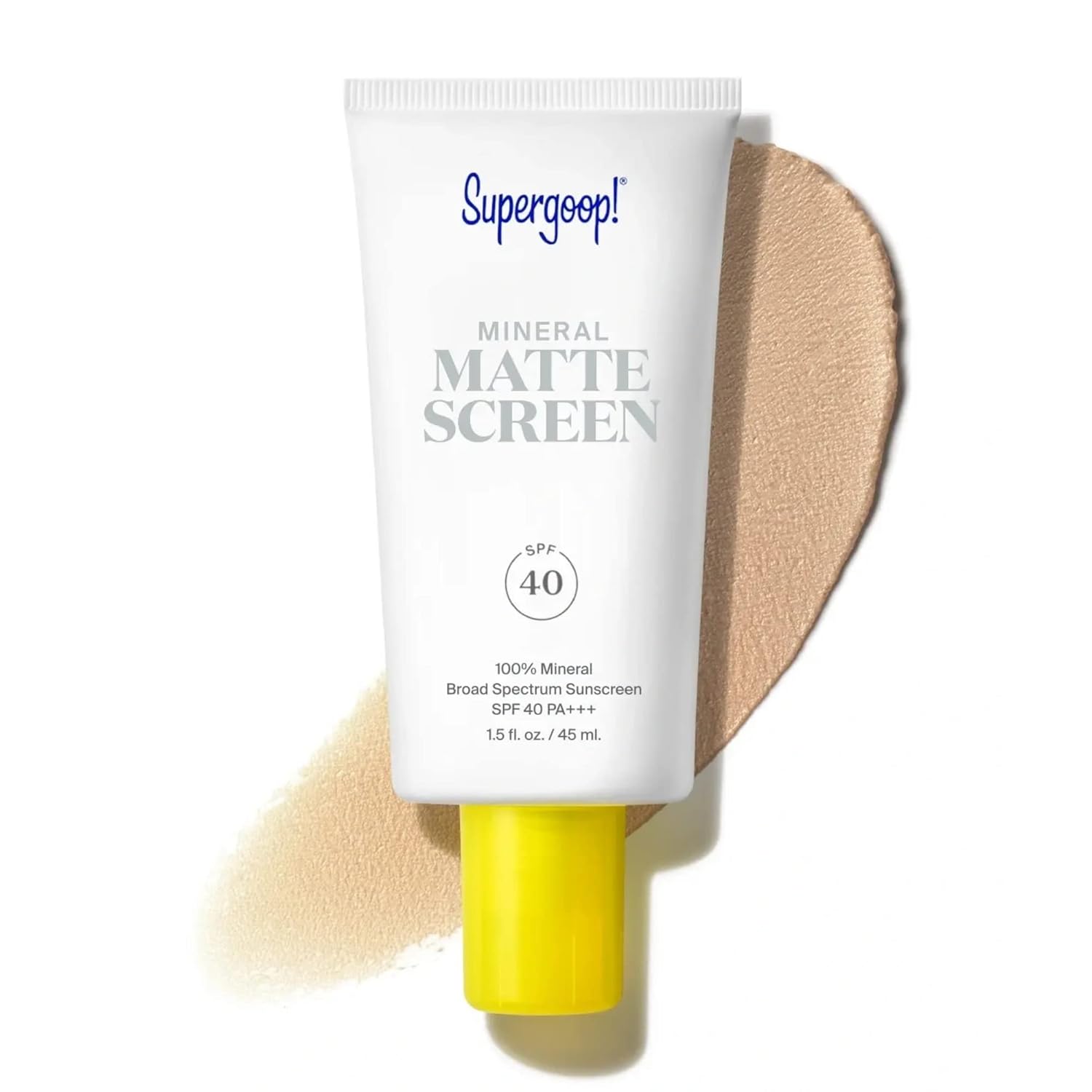 Supergoop Mineral Mattescreen SPF 40 tinted mineral sunscreen Pakistan
