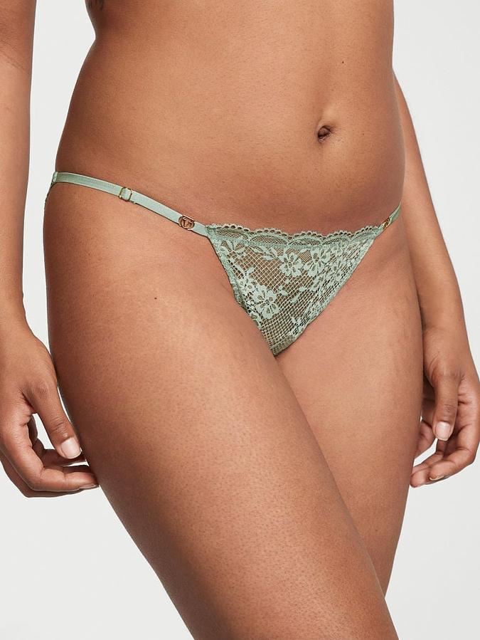 Victoria Secret LOVE CLOUD Lace Adjustable String Bikini Panty