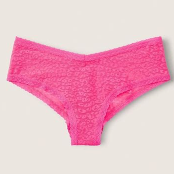 Victoria's Secret PINK Lace Logo Cheeky Knickers