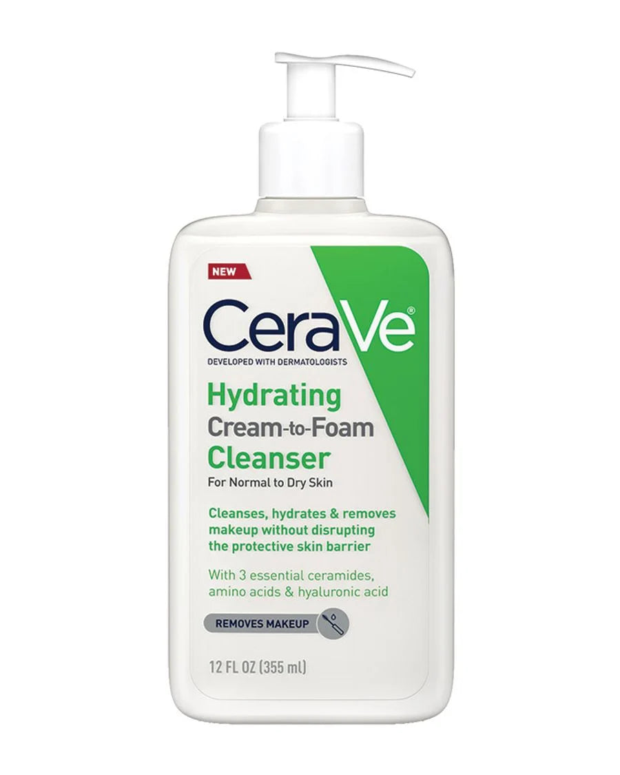 CeraVe - Hydrating Cream-to-Foam Cleanser