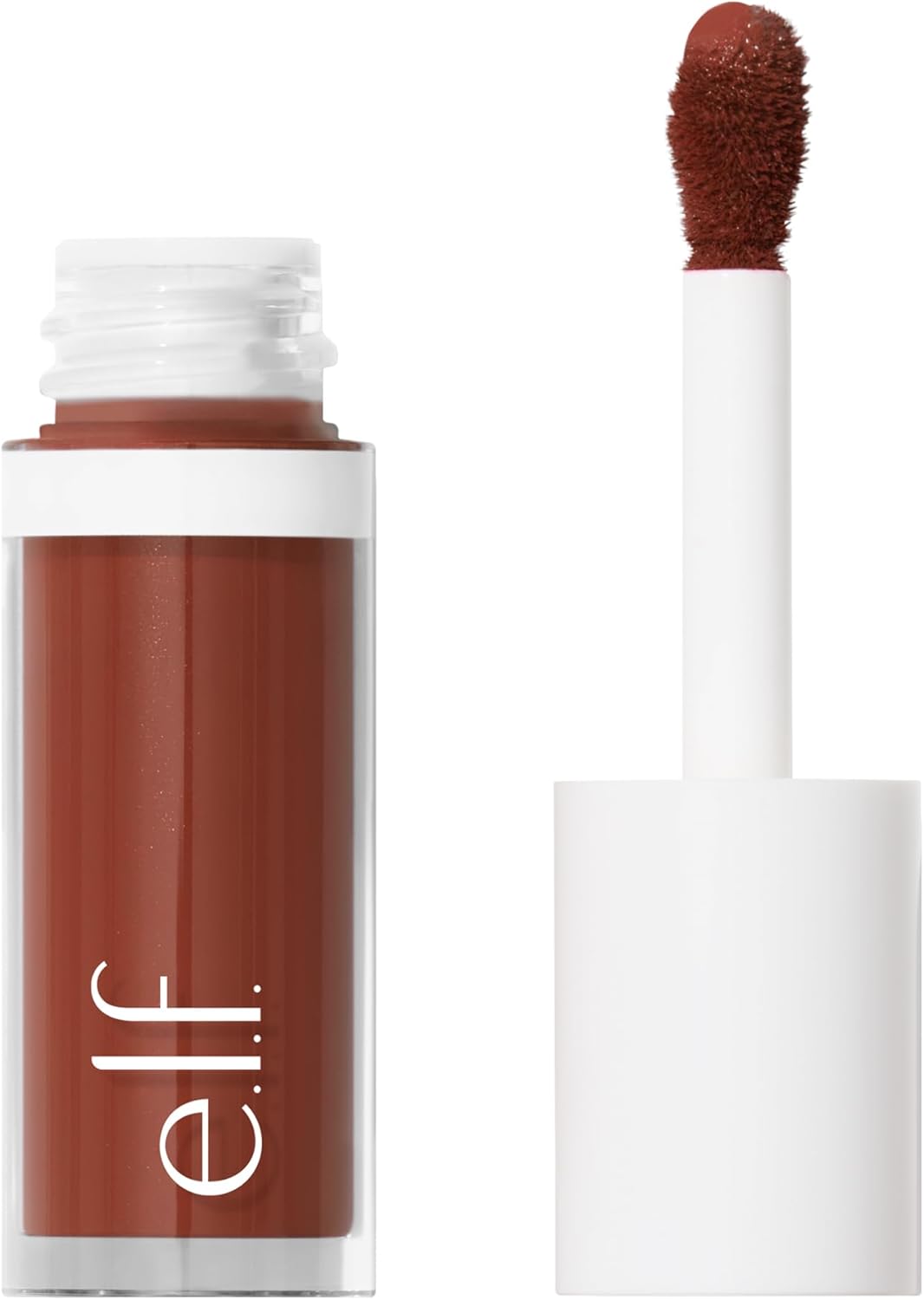 e.l.f liquid blush applicator and texture swatch