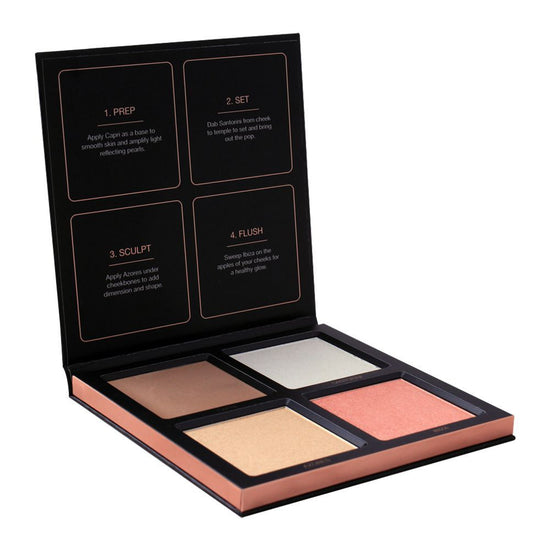 HUDA BEAUTY 3D HIGHLIGHTER PALETTE PINK SAND