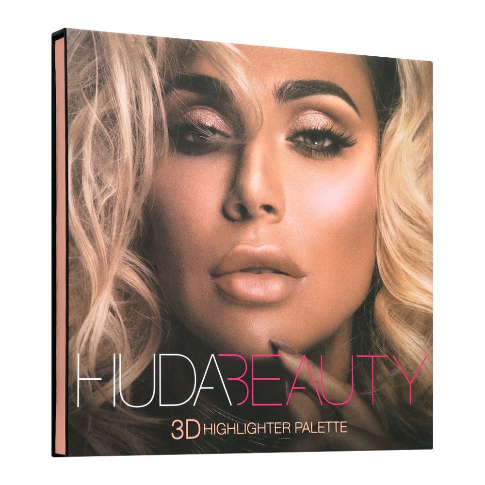 HUDA BEAUTY 3D HIGHLIGHTER PALETTE PINK SAND