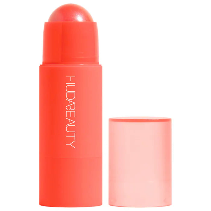 HUDA BEAUTY Cheeky Tint Cream Blush Stick - shade coral cutie