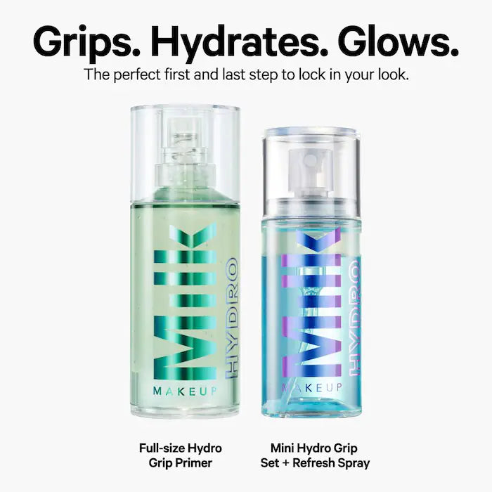 Load image into Gallery viewer, MILK MAKEUP Hydro Grip Primer + Dewy Setting Spray Makeup Set
